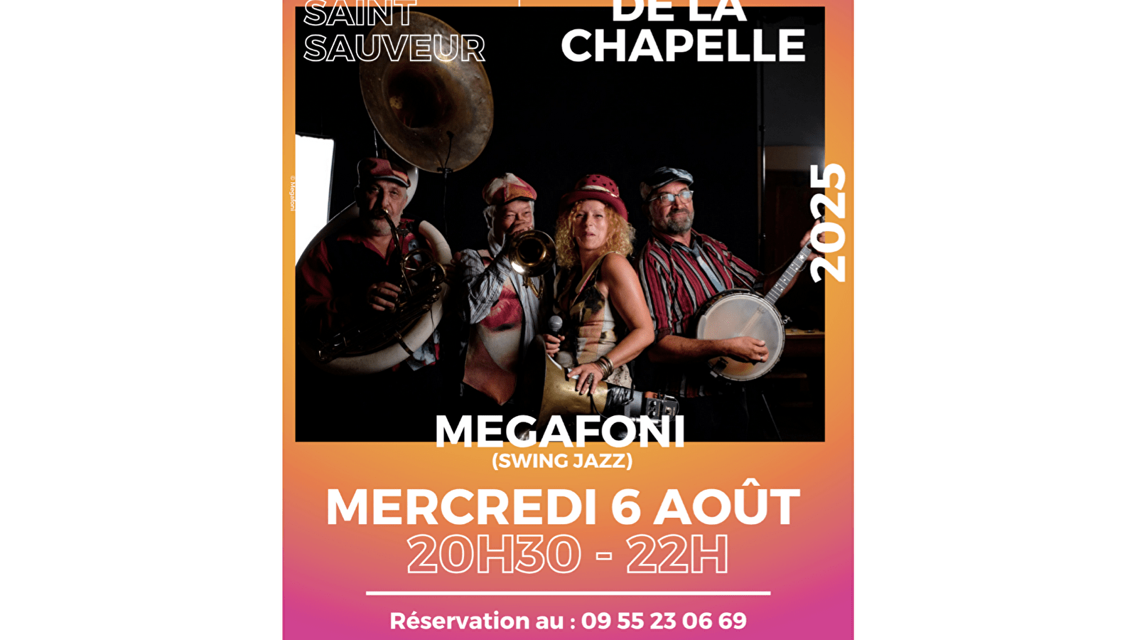 Garçon, la note : Megafoni à l'Auberge de la Chapelle