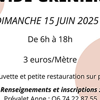 Vide grenier - LEVIER