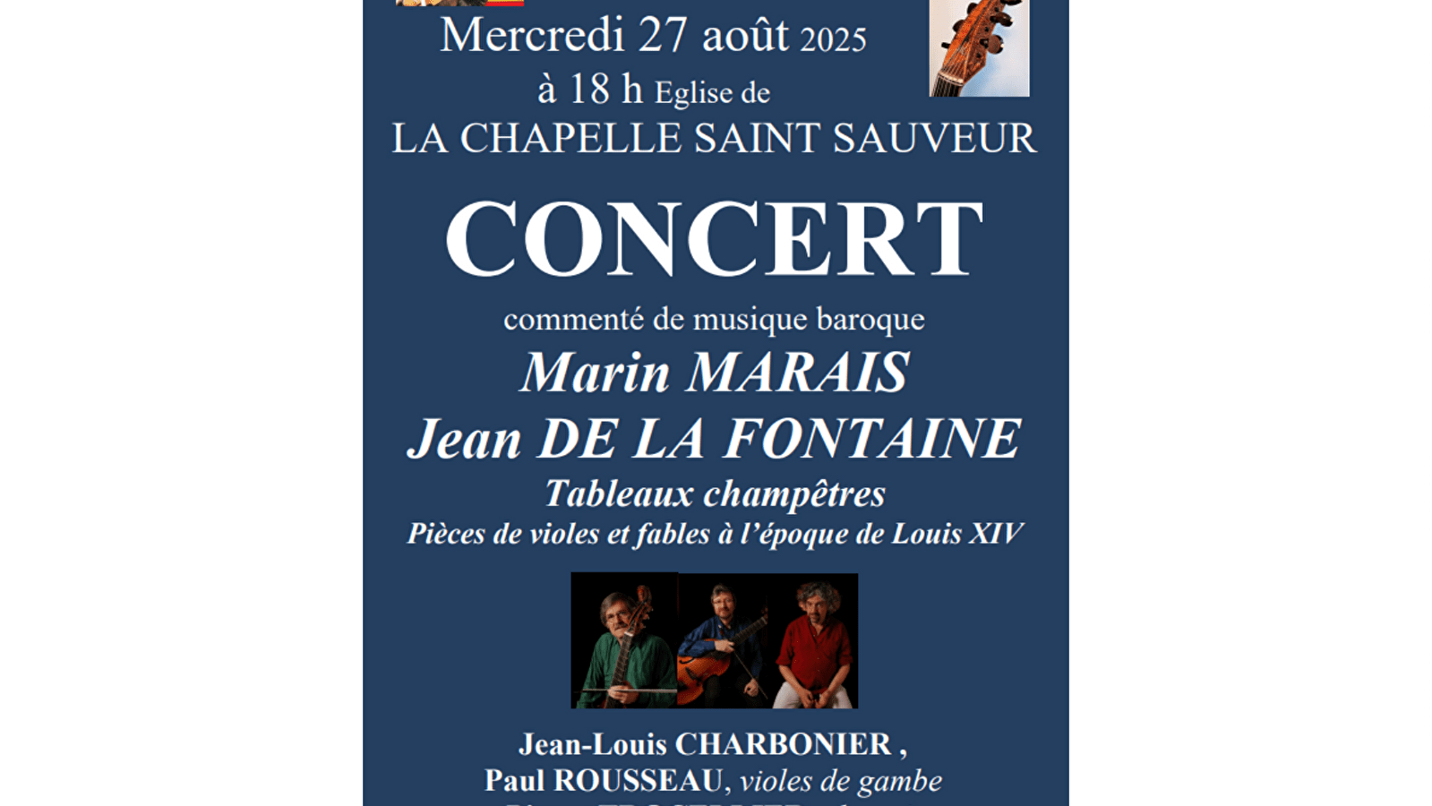 Concert de musique baroque