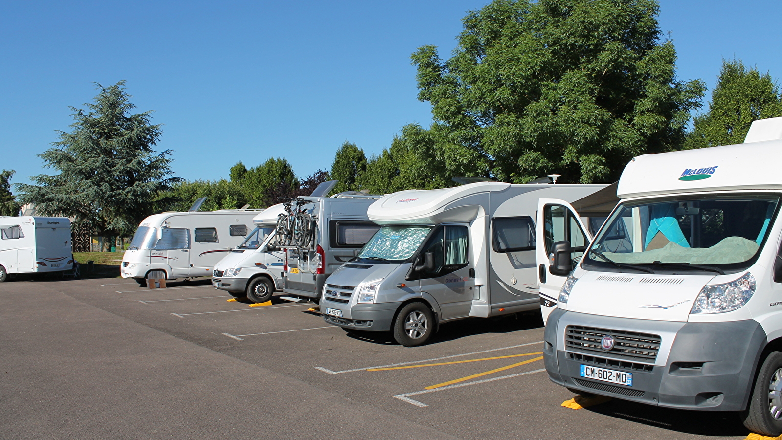 Aire de service pour les camping-cars