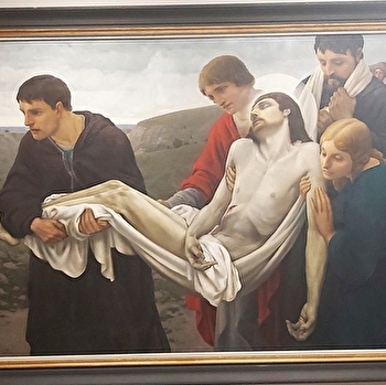 Un soir, une œuvre 'Calvaire' de Robert Bouroult - PONTARLIER