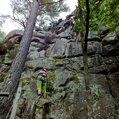 L'escalade au Rocher du Chien