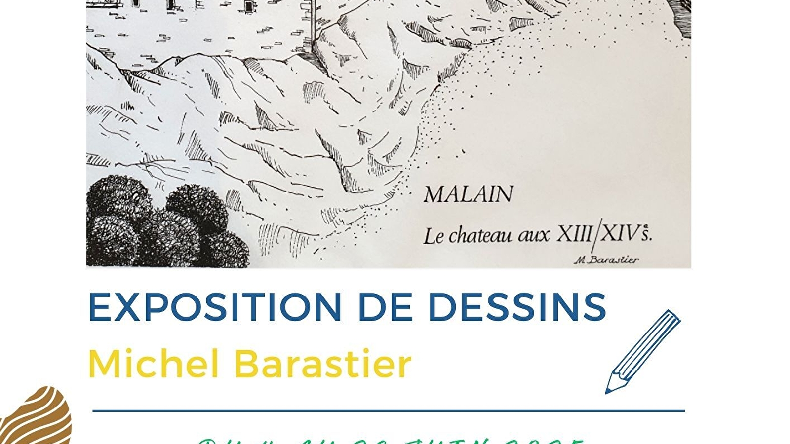 Exposition des dessins de Michel Barastier