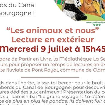 Partir en livre - Lectures en extérieur - CLAMEREY