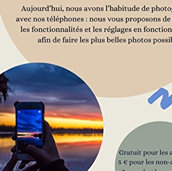 Atelier découverte Photographie sur smartphone - SAINT-LAURENT-EN-GRANDVAUX