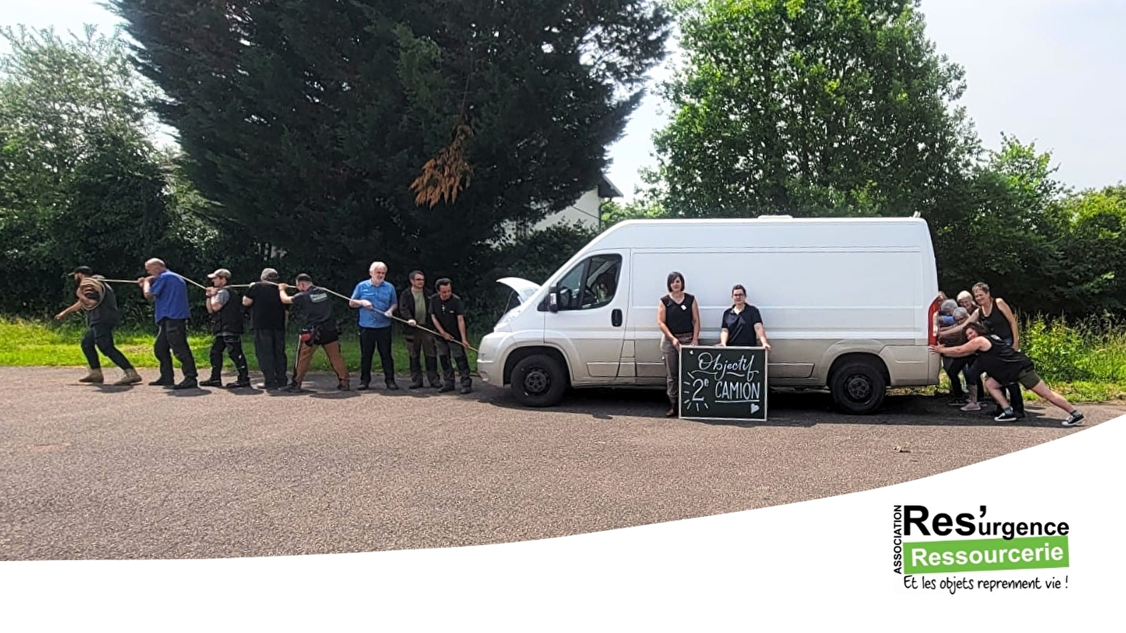 Un camion pour la ressourcerie Res'urgence !