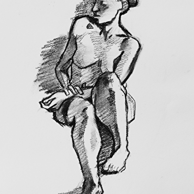 Cours de nu académique avec modèle vivant 