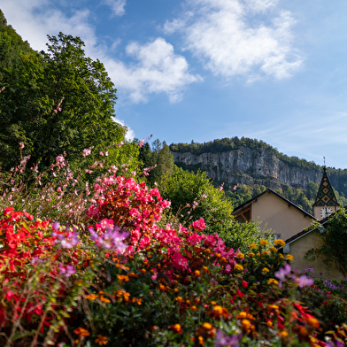 Cascade et reculée de la Frasnée