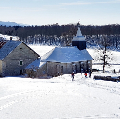 Itinéraire Raquettes du Plateau de Retord R9 au départ de la Chapelle