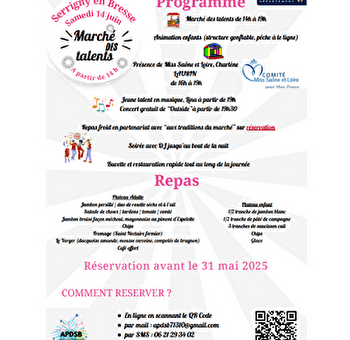 Marché des talents - SERRIGNY-EN-BRESSE
