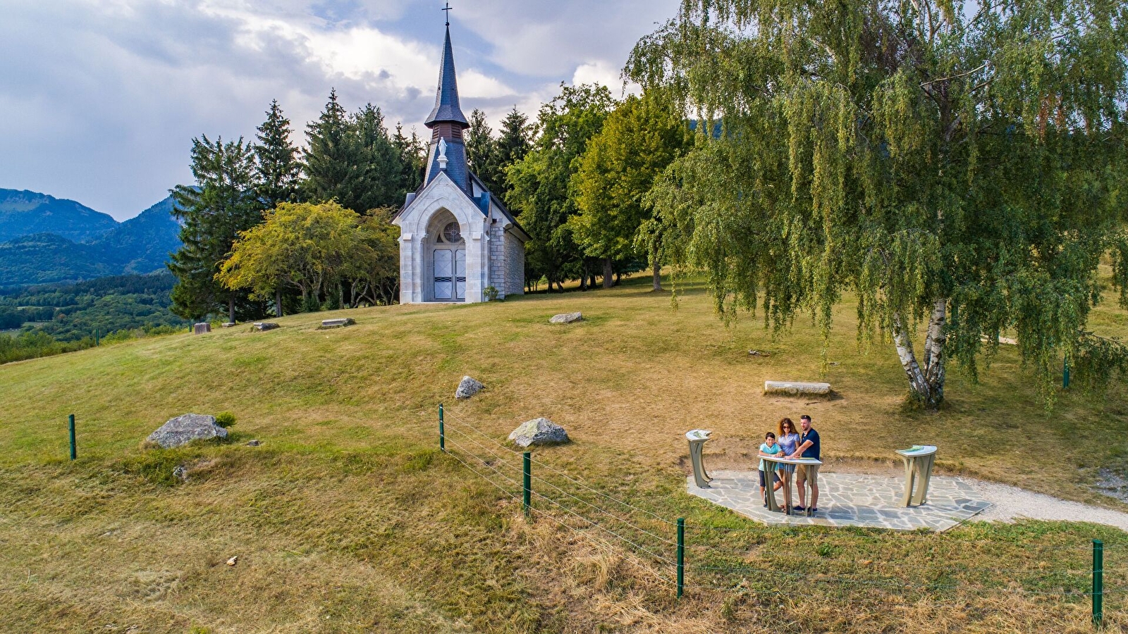 Randonnée pédestre : Gex - Vesancy - Chapelle Riantmont - Variante avec les chiens