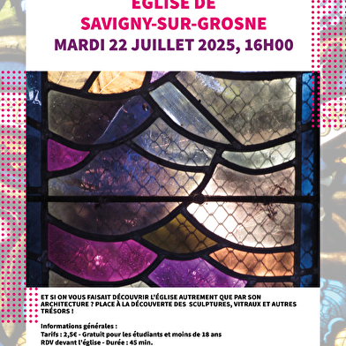 Visite guidée 'Trésors d'église' : Eglise de Savigny-sur-Grosne