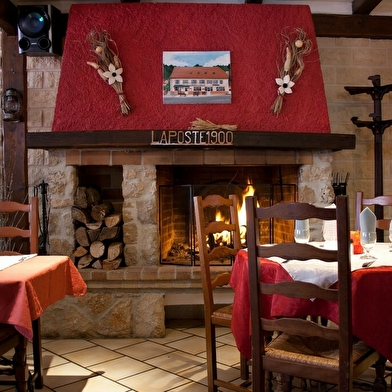 Restaurant la Poste le 1900