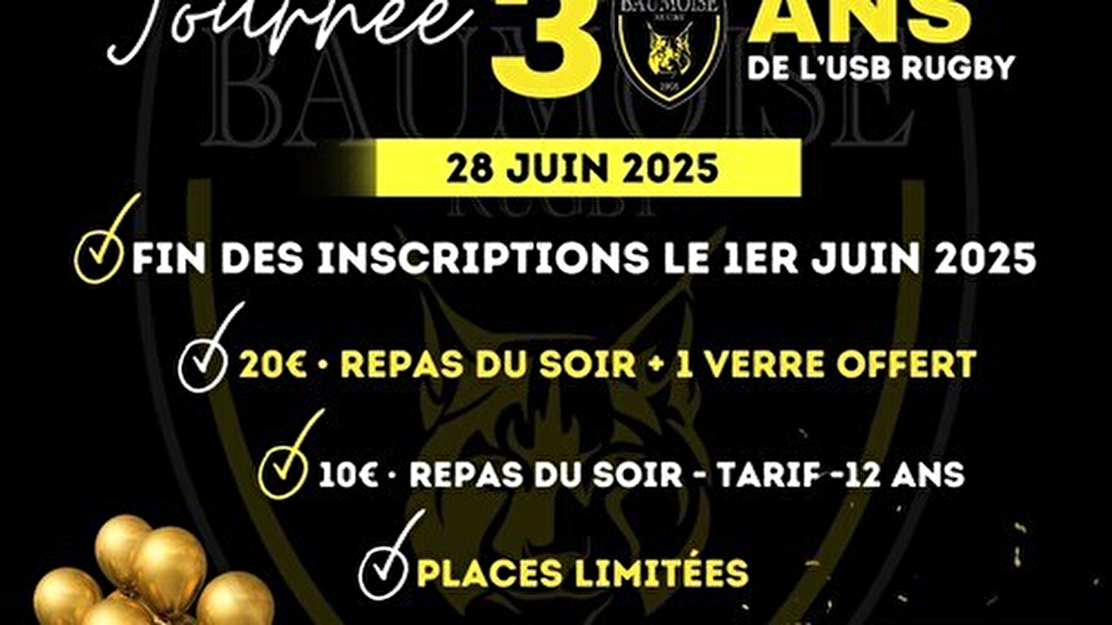 30 ANS de l'USB Rugby
