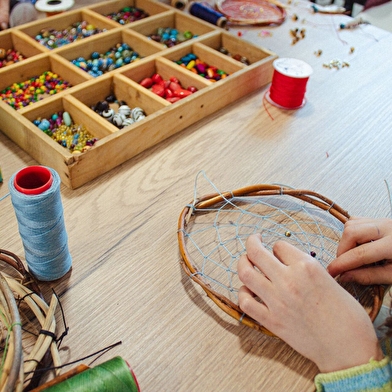 Atelier des savoir-faire : Atelier Graines d'artisans - Attrape rêves  