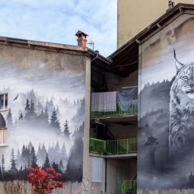 Circuit street-art : fresques murales de Tenay