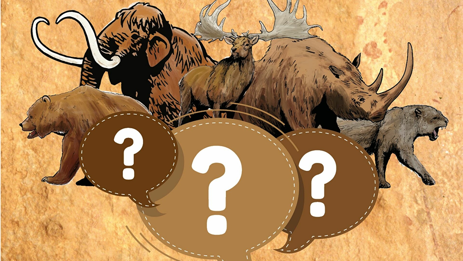 Les animaux préhistoriques : visite à toucher