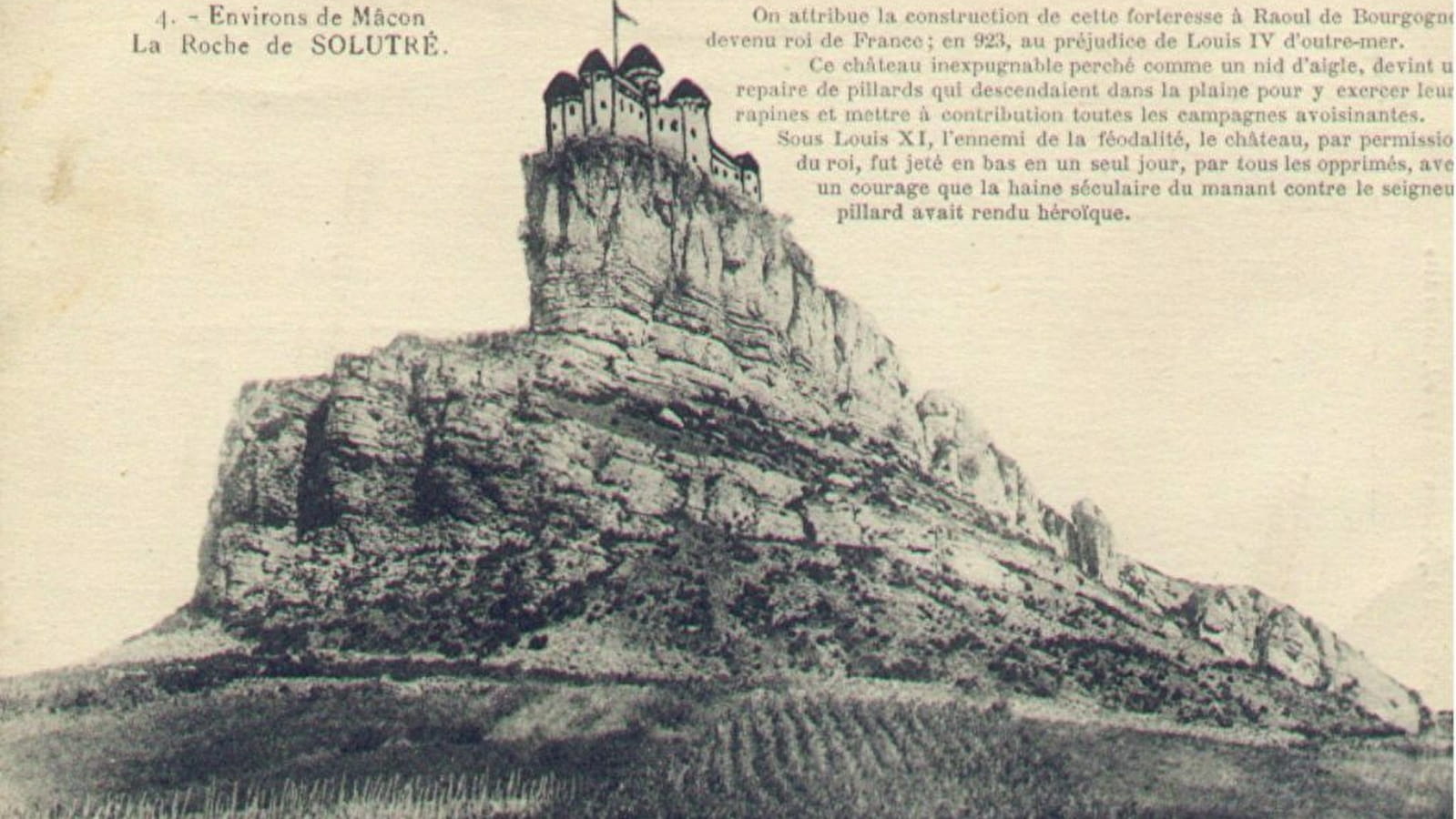 Sur les traces du château de Solutré