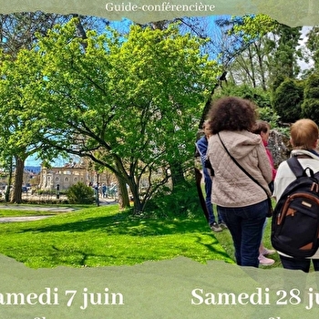 visites guidées au Jardin anglais - VESOUL