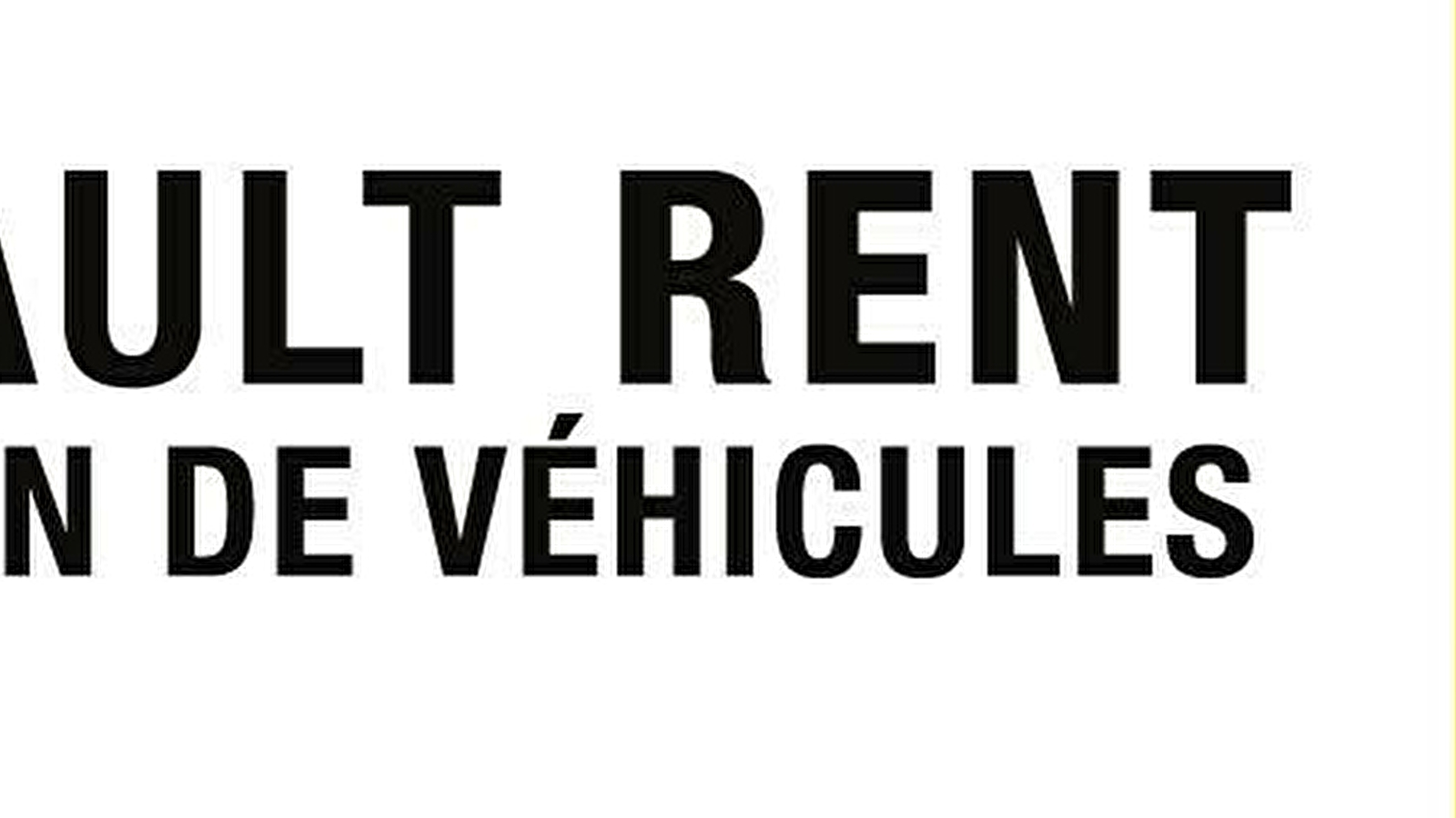 Location de véhicules - Renault Rent