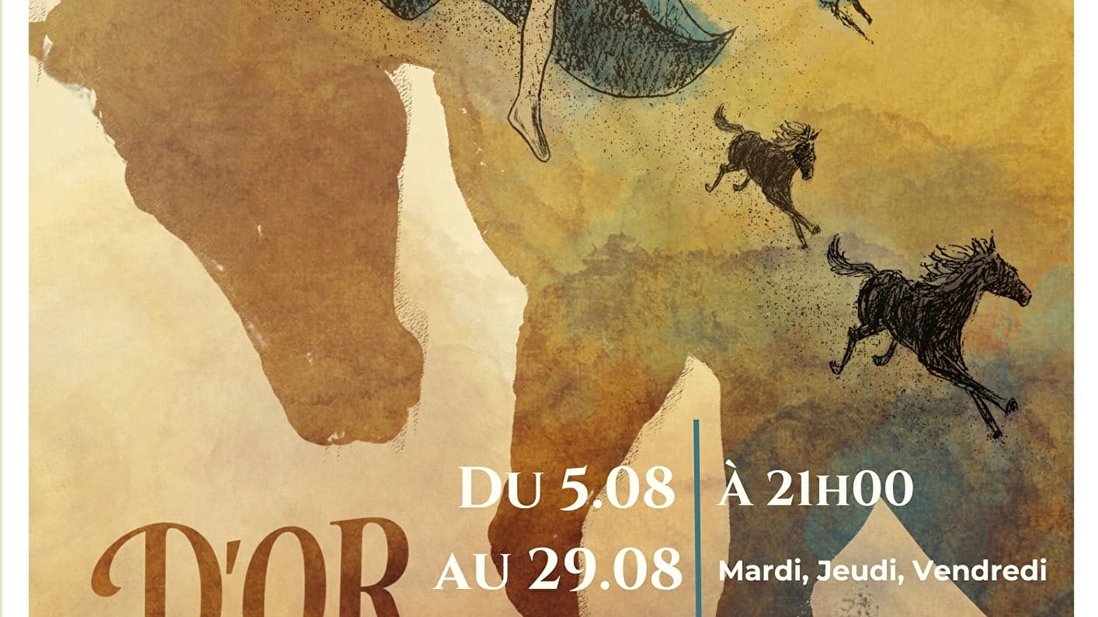 Spectacle équestre de l'été 'D'or et de Sang'