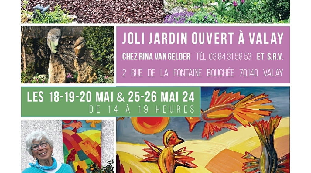 Jardins Rina Van Gelder Du 18 au 26 mai 2024