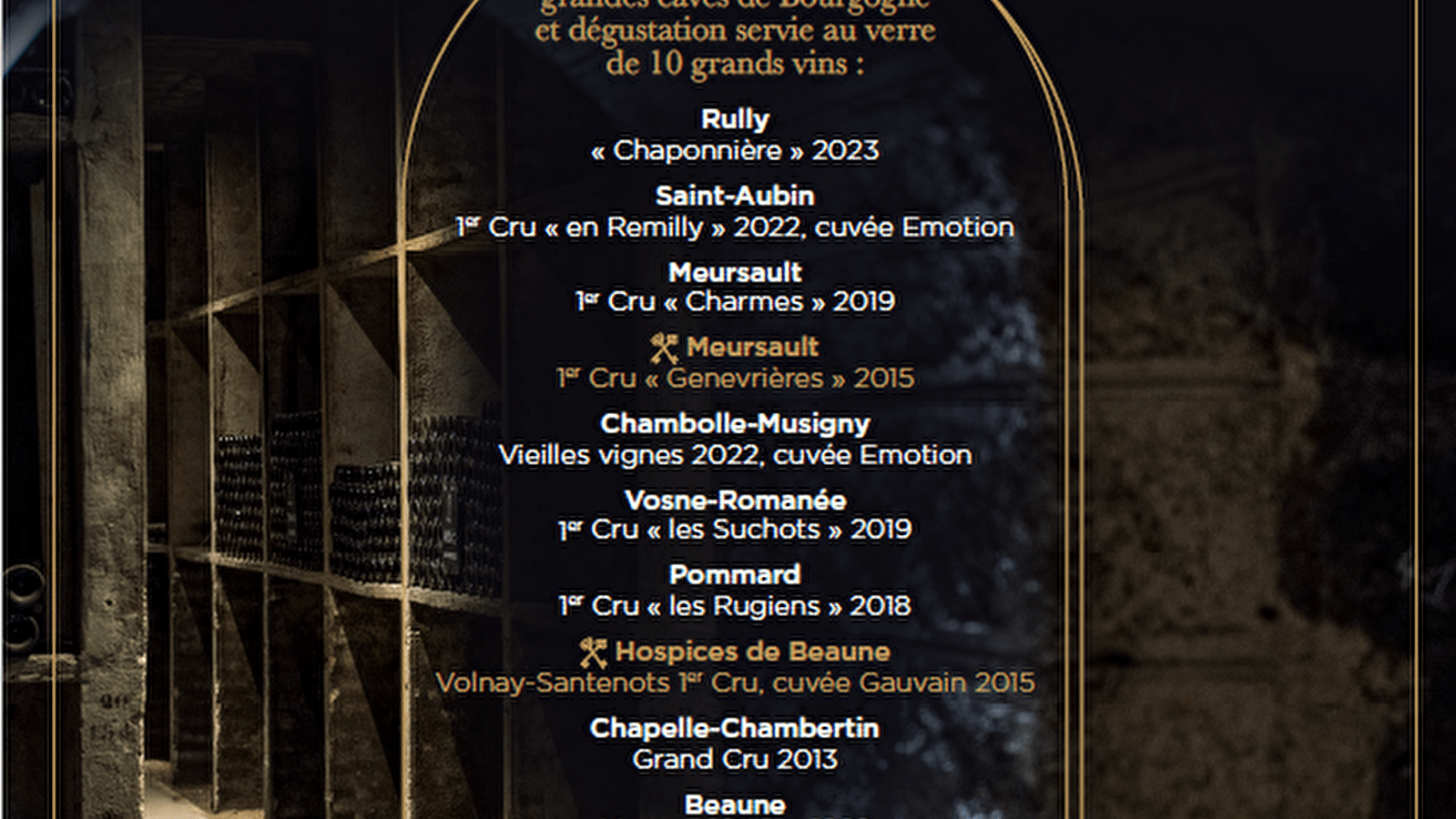 Caves Patriarche Père & Fils - 165ème VENTE DES VINS - Le Caveau des 10 ans