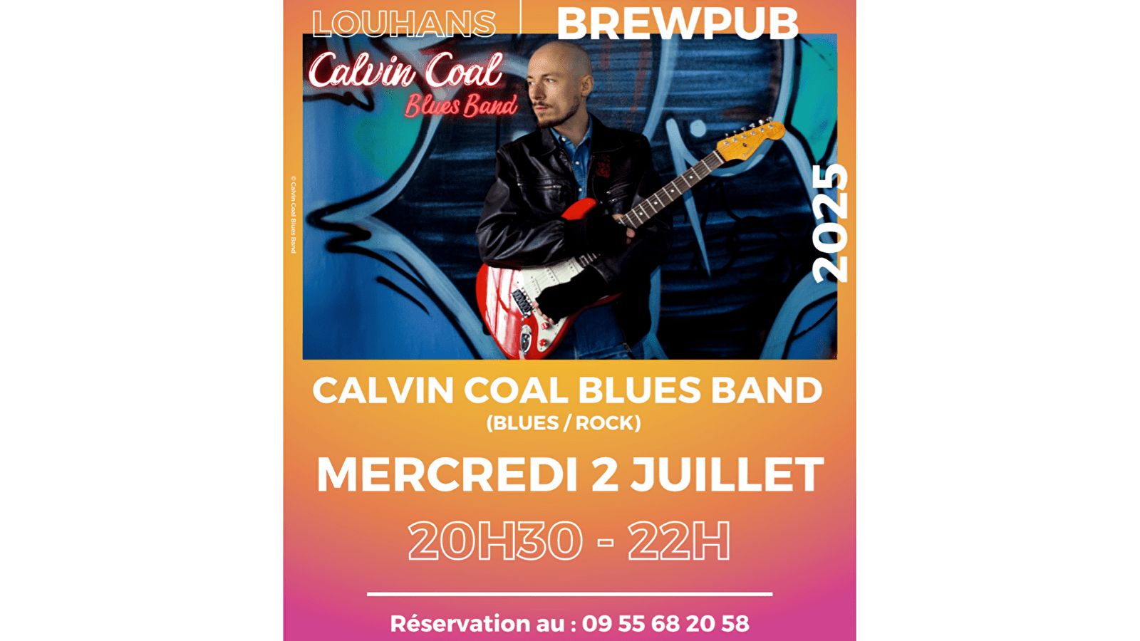 Garçon, la note : Calvin Coal Blues Band à l'Hecto Brewpub