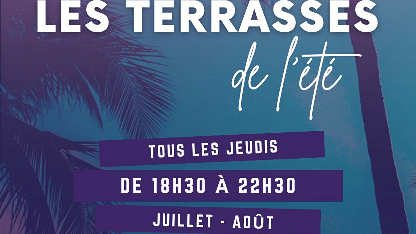 Les Terrasses de l'été 