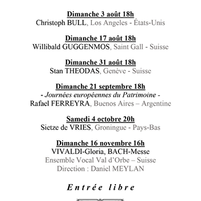 Willibald Guggenmos, orgue