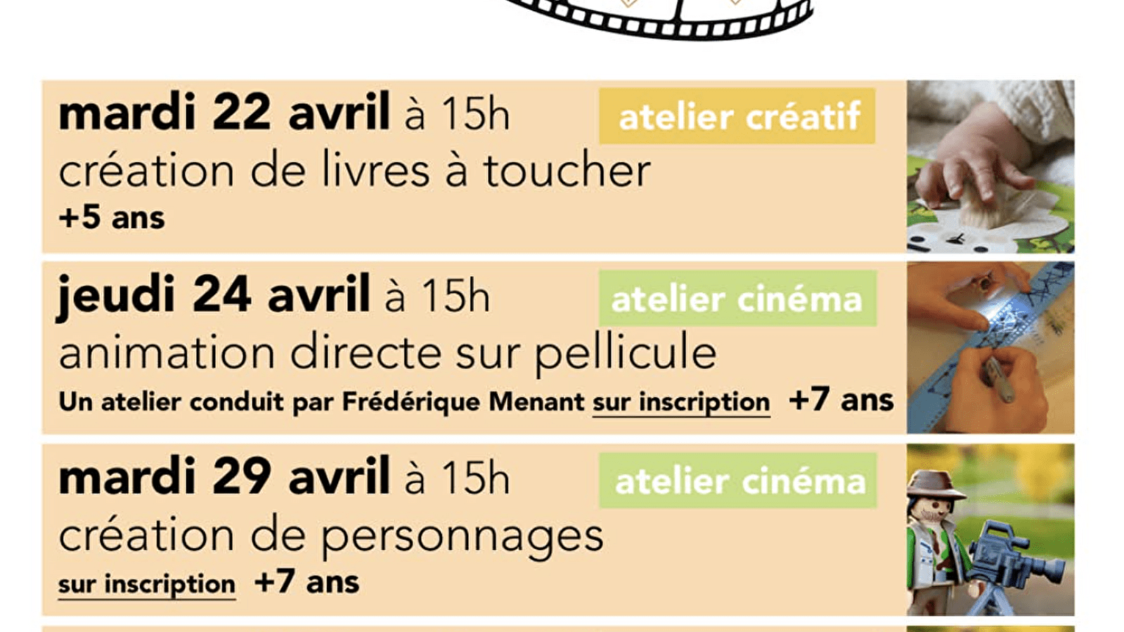 Vacances de printemps créatives et animées