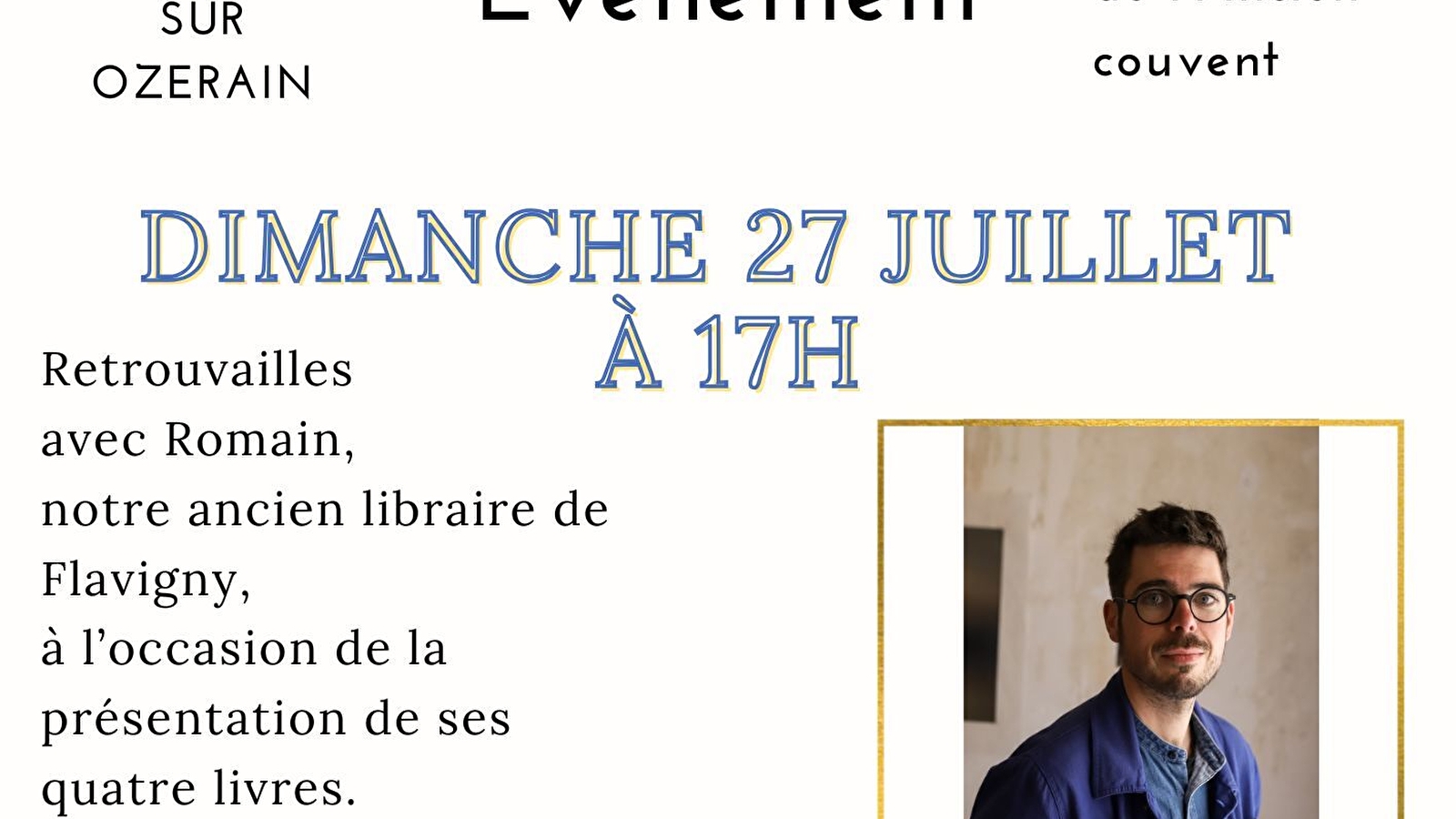 Rencontre avec Romain Billard