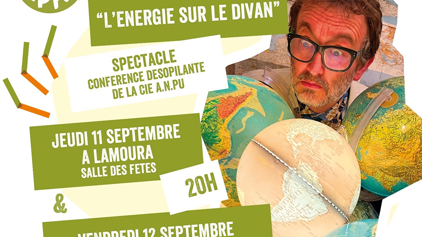 Spectacle 'L'énergie sur le Divan' 