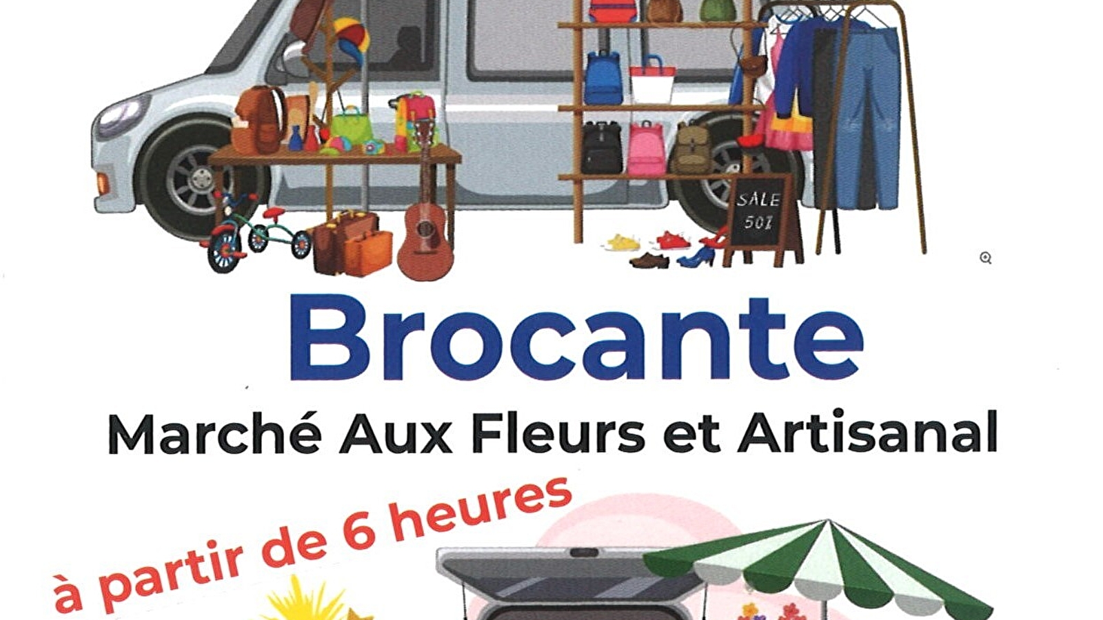 Marché au fleur et artisanal