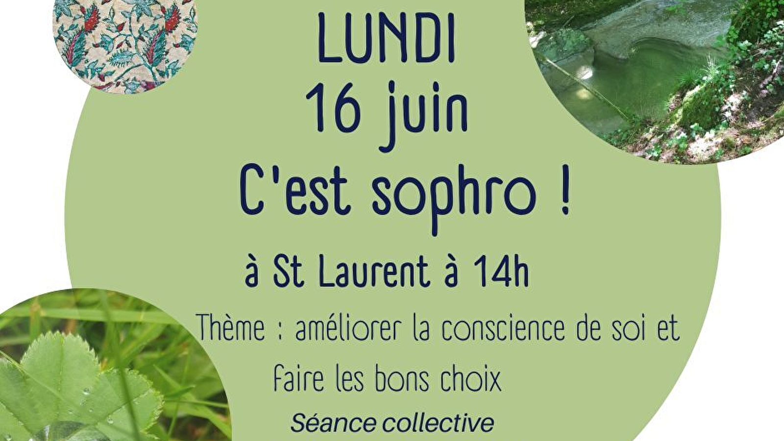 Séance collective sophro - 'Améliorer la conscience de soi et faire les bons choix