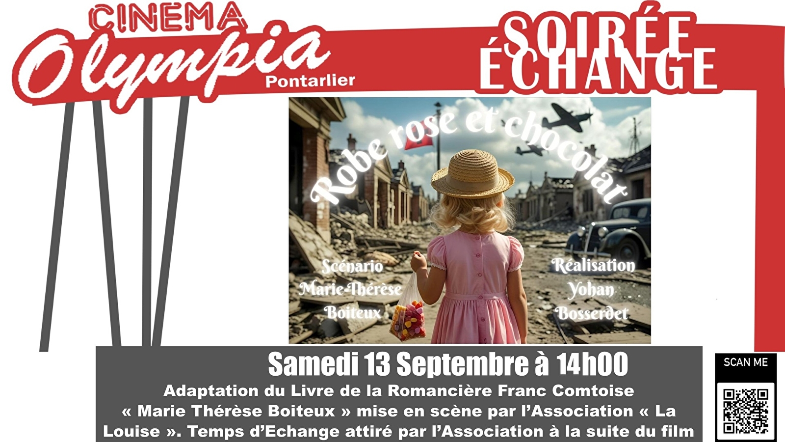 Film Local : Robe Rose et Chocolat