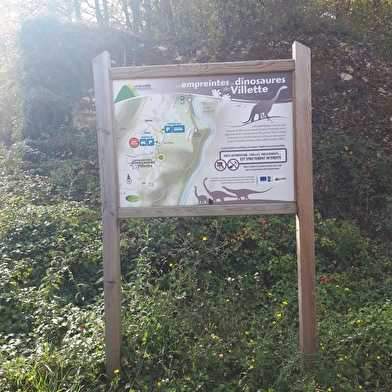 Les chemins des dinosaures de Villette - Balade géologique sur les falaises de Bérranger