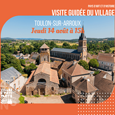 Visite guidée du village de Toulon-sur-Arroux
