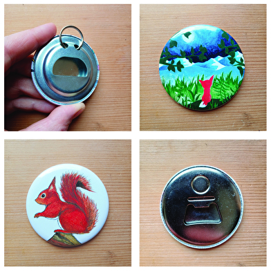 Atelier des savoir-faire : Atelier Graines d'artisans - Fabrication porte-clé et magnet décapsuleur