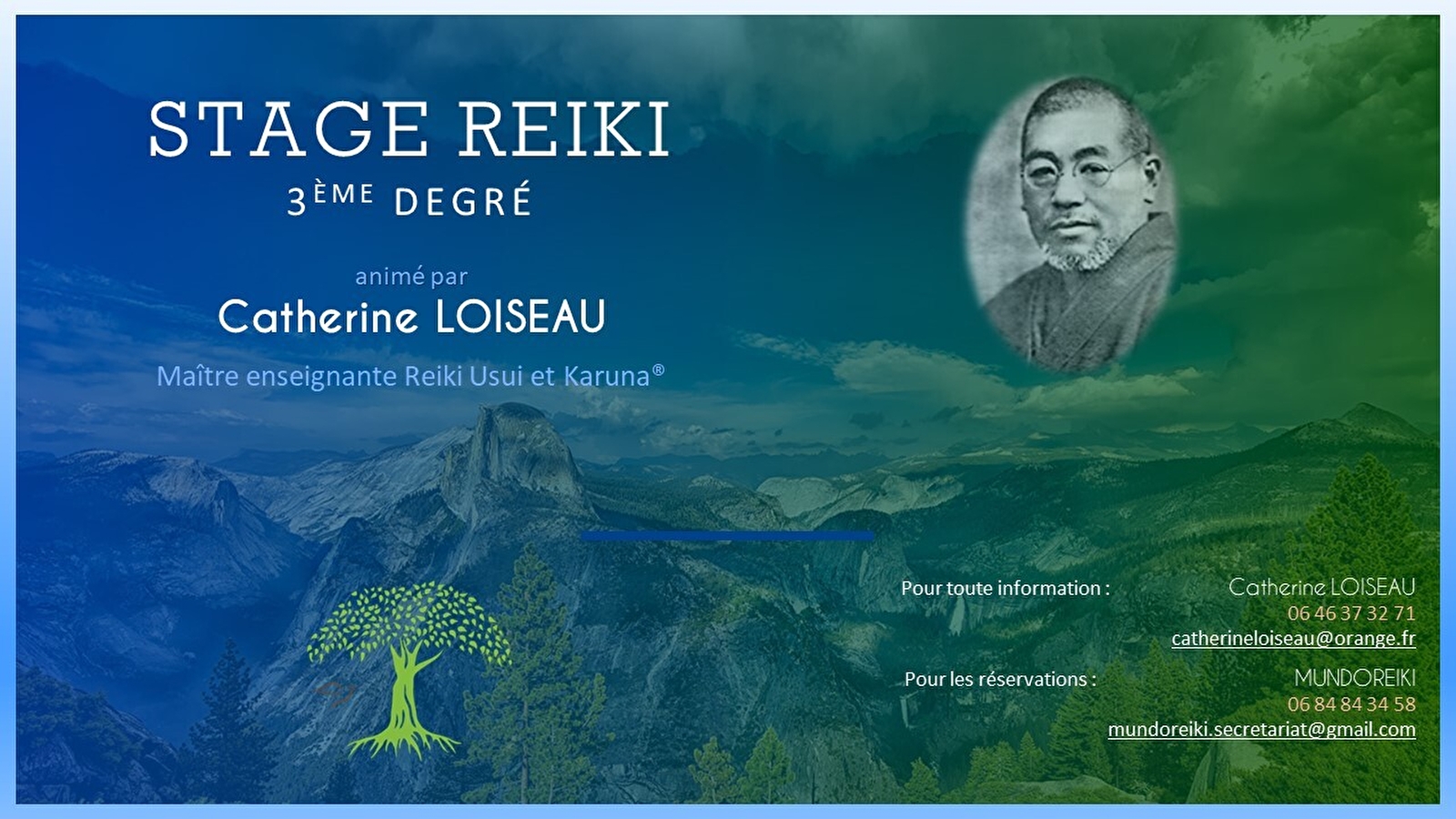 Stage de Reiki Usui niveau 3