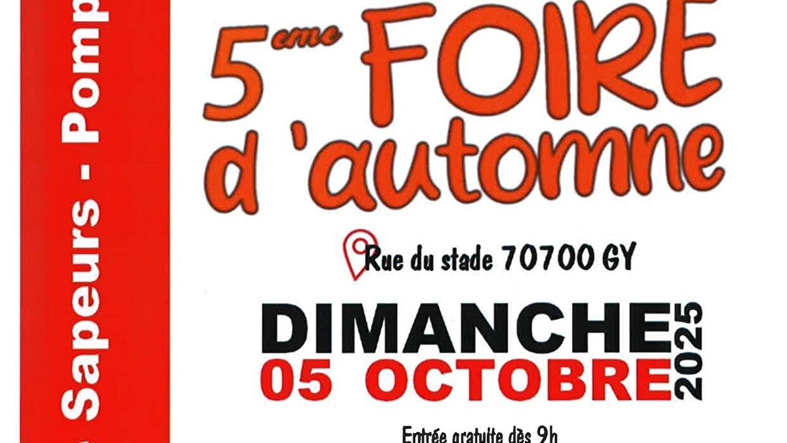 5ème Foire d'Automne à Gy