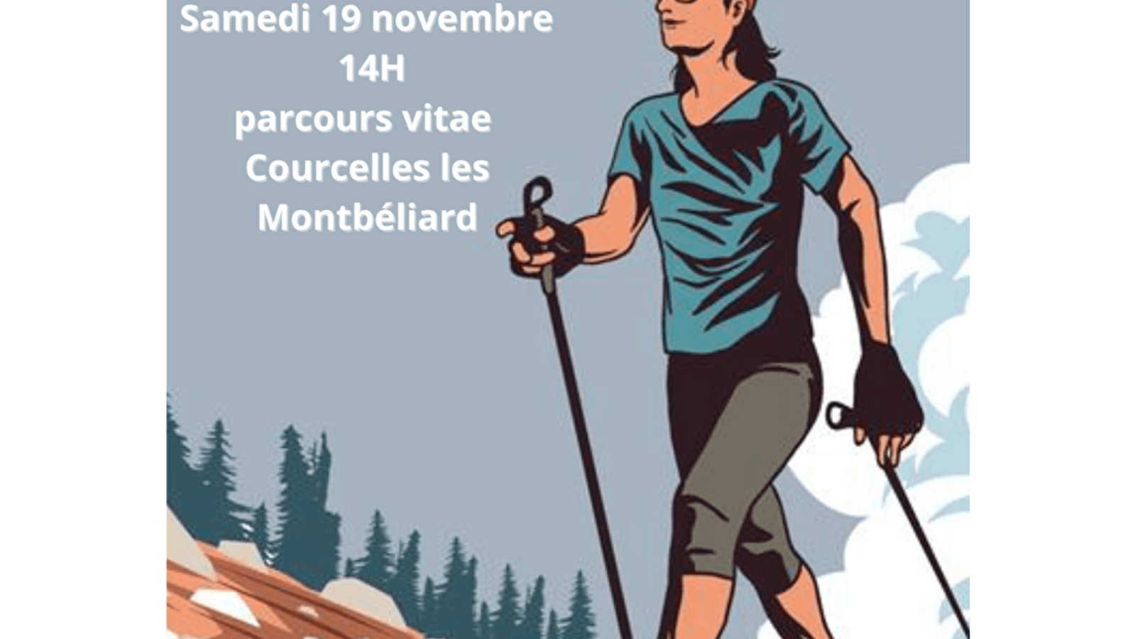 Découverte de la marche nordique au Club Alpin du pays de Montbéliard
