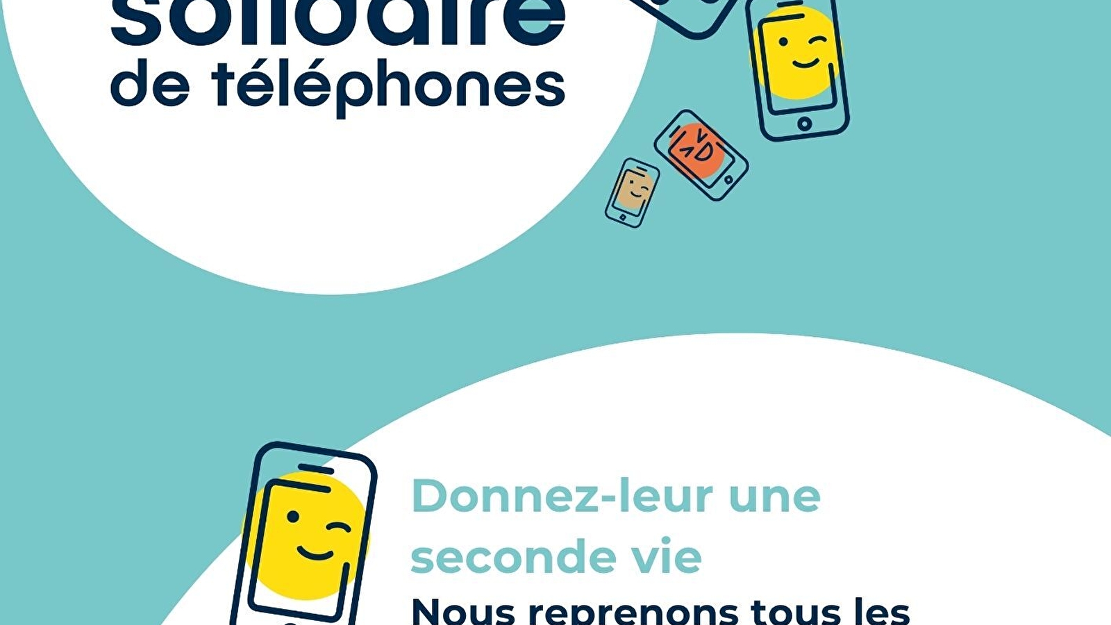Grande collecte solidaire de vieux téléphones portables