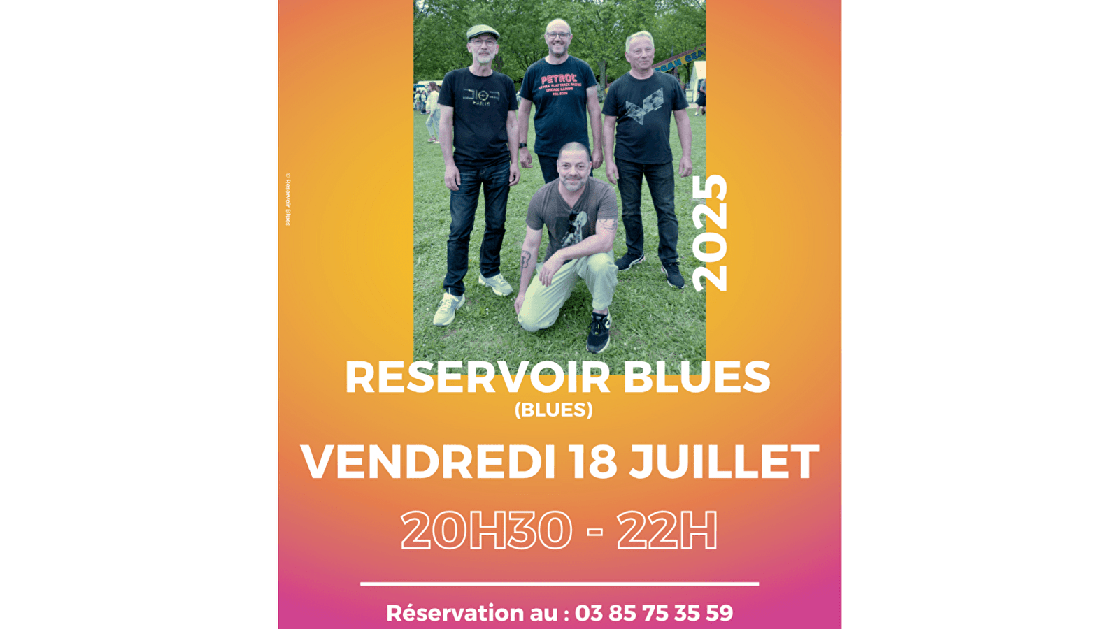 Garçon, la note : Réservoir Blues à l'Auberge Bressane