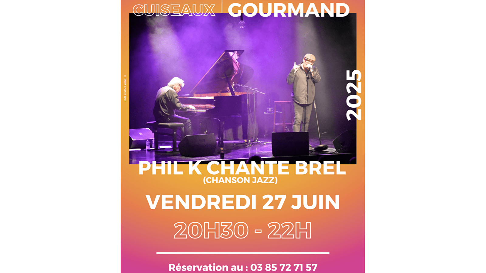 Garçon, la note : Phil K chante Brel au Bistrot Gourmand