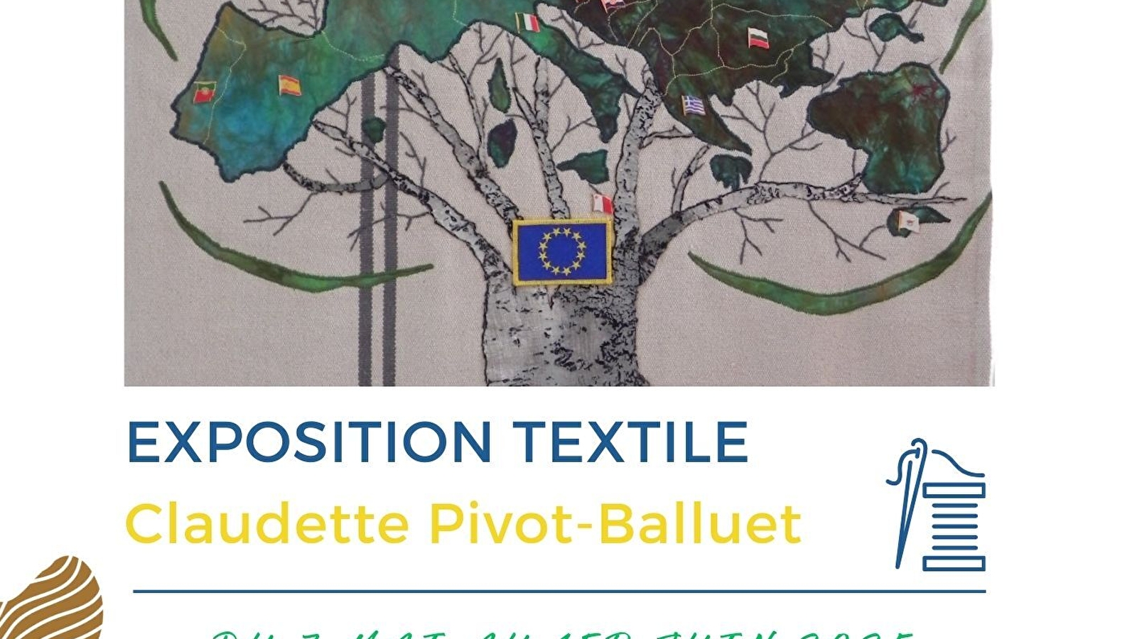 Exposition textile de Claudette Pivot-Balluet