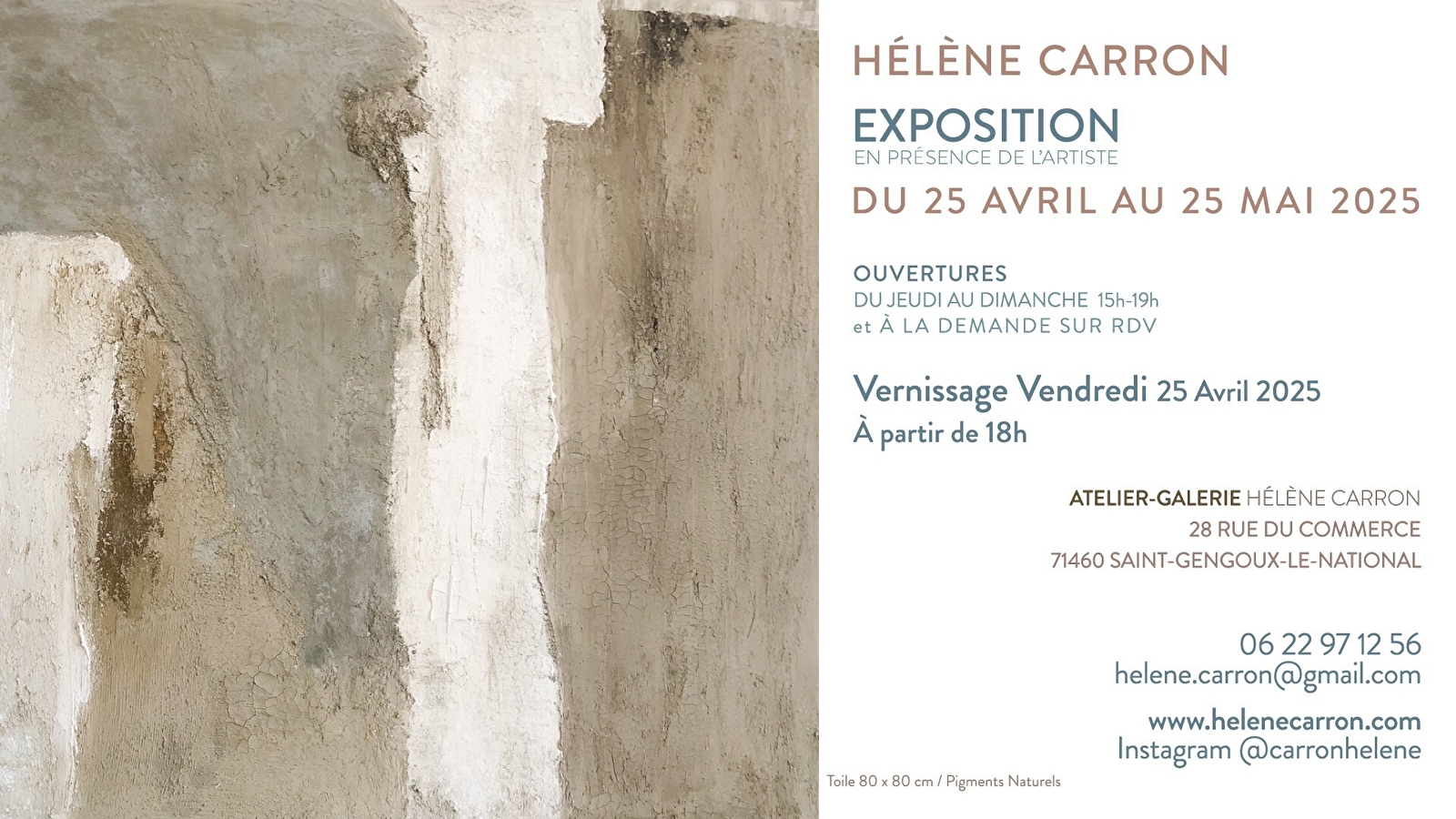 Exposition de Peinture Hélène Carron