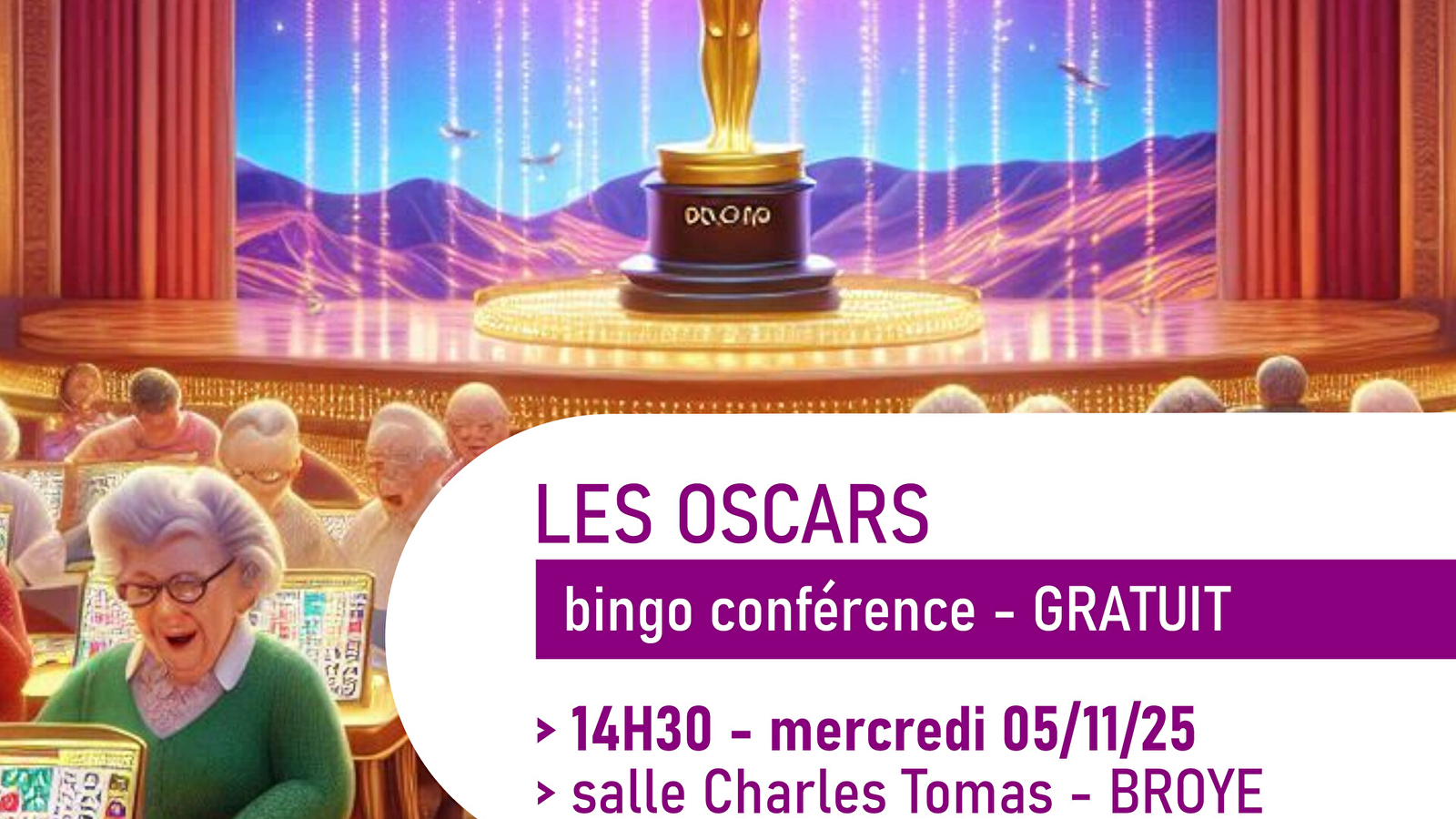 BINGO Conférence, les Oscars