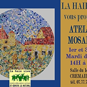 Atelier mosaïque - SAINT-GENGOUX-LE-NATIONAL