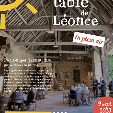 Fantastic Picnic : La Table de Léonce en plein air au Château du Clos de Vougeot 